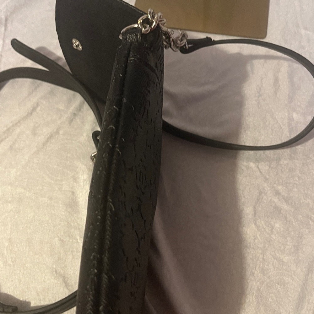 Nanette Lepore Black Textured Crossbody Bag - Picture 6 of 8